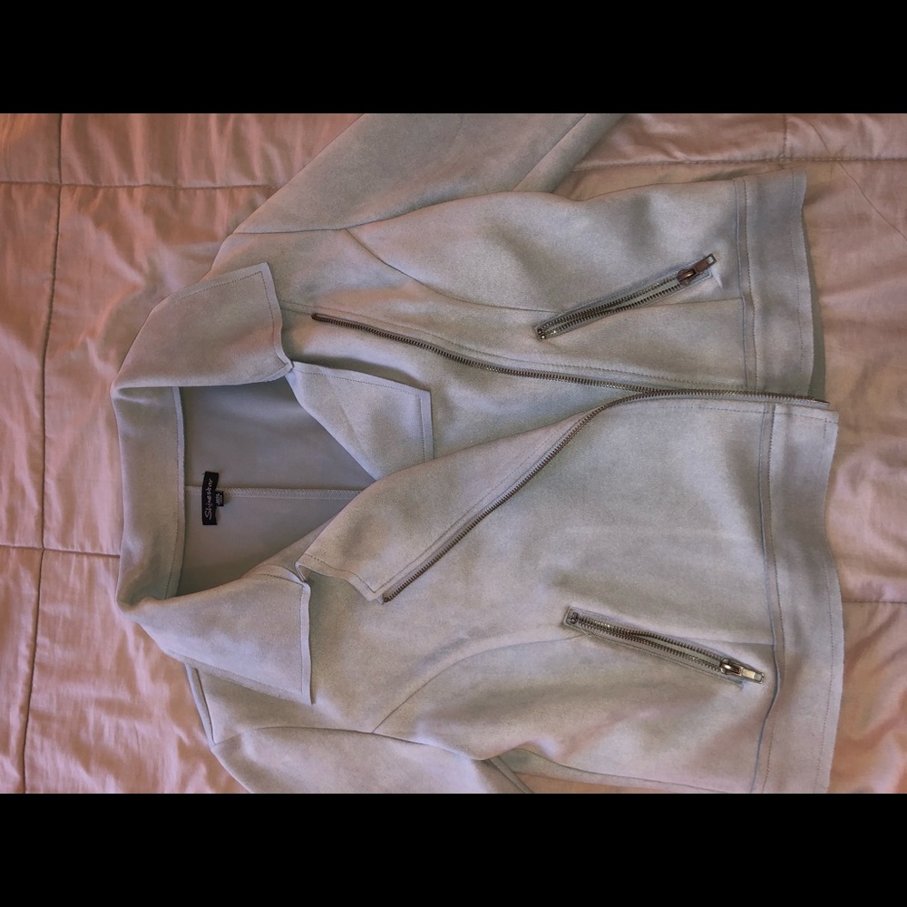 Suede fashion jacket